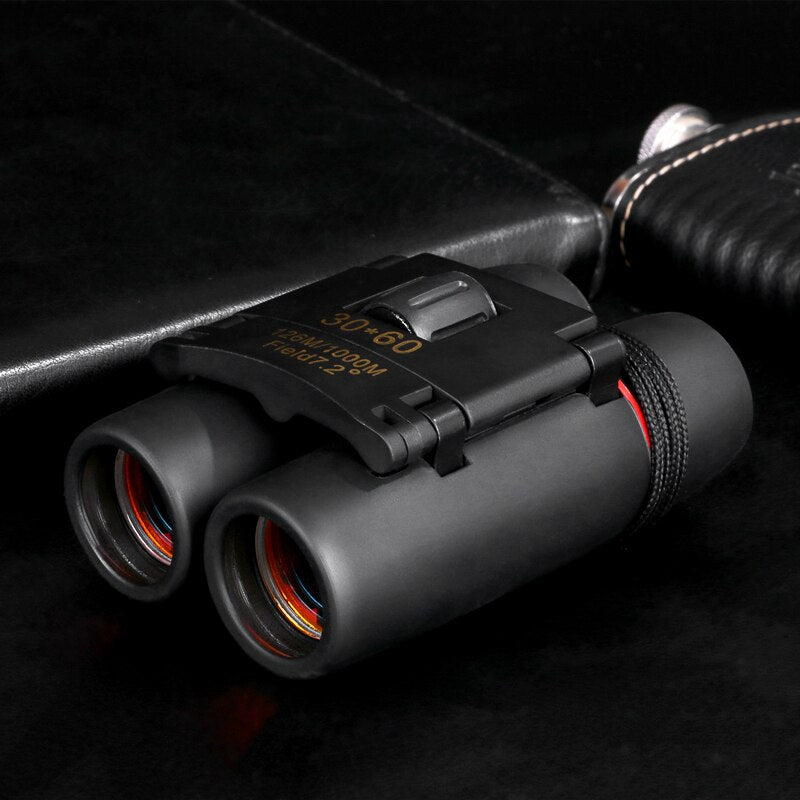 Zoom Telescope 30x60 Folding Binoculars with Low Light Night Vision for outdoor bird watching travelling hunting camping 1000m