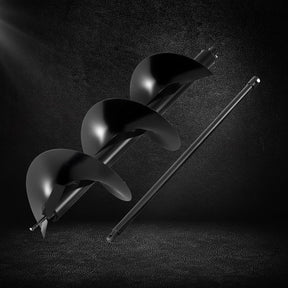 Giantz Post Hole Digger Auger Drill Bit 300mm with 80cm Extension Shaft Black