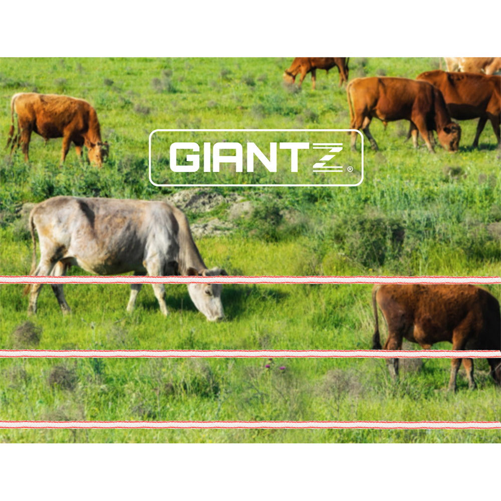 Giantz Electric Fence Poly Tape 1200M