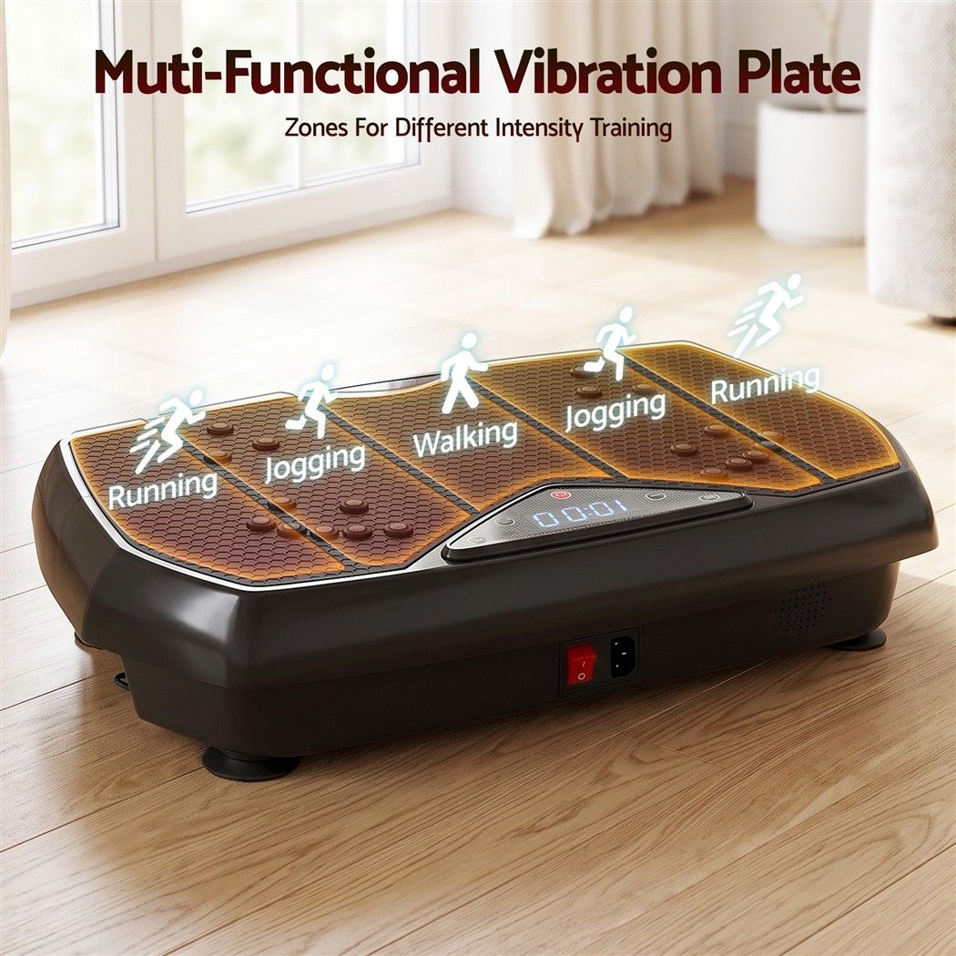Everfit Vibration Plate Exercise Machine with Bluetooth - 150kg Fitness Platform, 150 Speed Levels