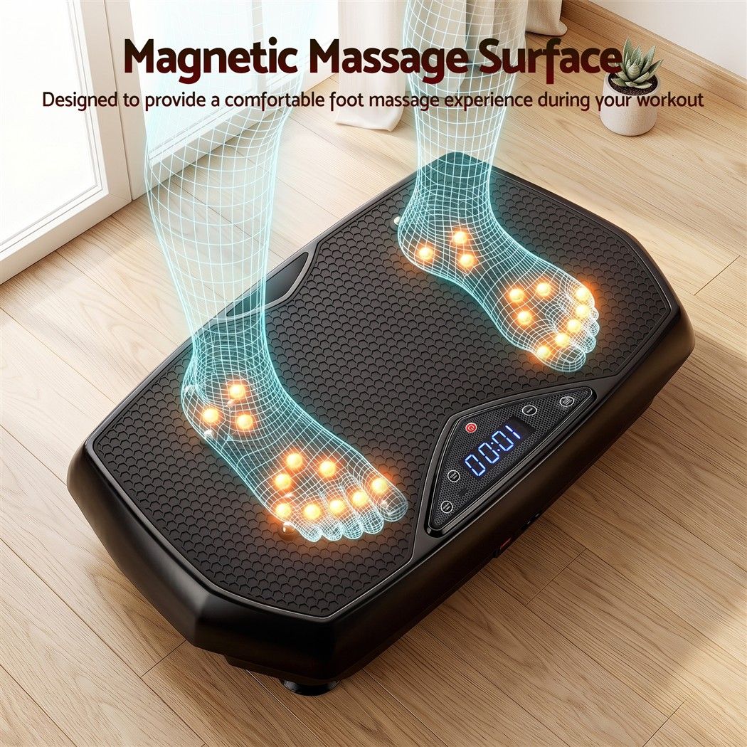 Everfit Vibration Plate Exercise Machine with Bluetooth - 150kg Fitness Platform, 150 Speed Levels
