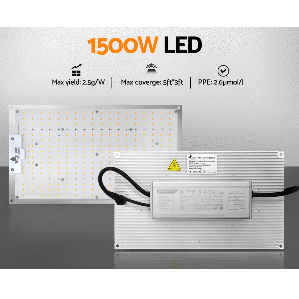 Greenfingers Max 1500W Grow Light LED Full Spectrum Indoor Plant All Stage Growth