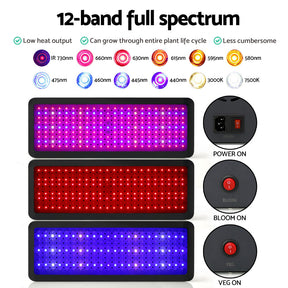 Greenfingers 2000W Grow Light LED Full Spectrum Indoor Plant All Stage Growth