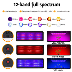 Greenfingers 2X 2000W Grow Lights LED Full Spectrum Indoor Plant All Stage Growth