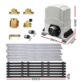 LockMaster Electric Sliding Gate Opener 1200KG 6M