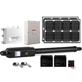 Single Swing Gate Opener 600KG 40W Solar Panel