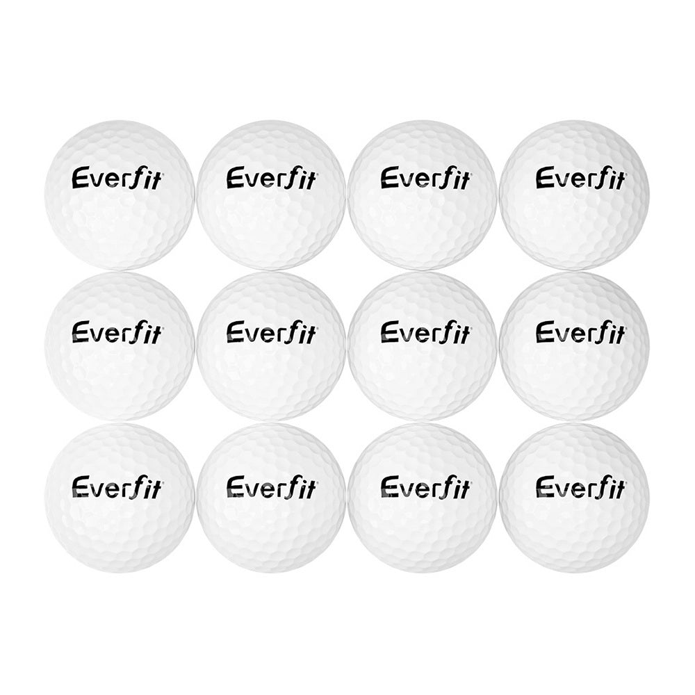 Everfit 12Pcs Golf Ball Set Reusable Distance Golf Balls Practice Training