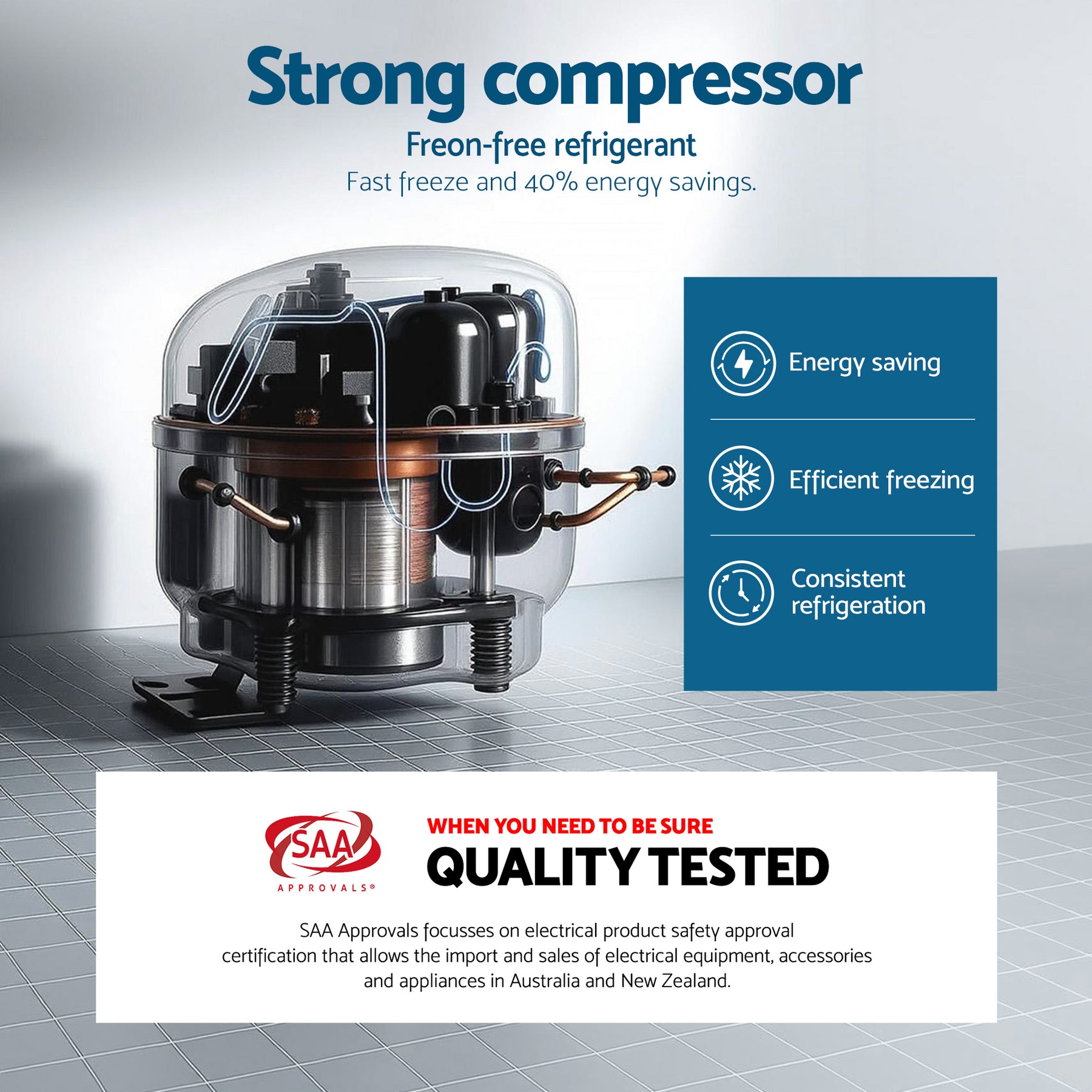 Devanti Ice Maker Machine Portable 12kg Countertop w/Self Cleaning 1.2L White