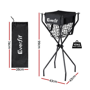 Everfit Portable Ball Cart Foldable Pickleball Tennis Baseball Softball
