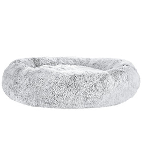 i.Pet Pet Bed Dog Cat 110cm Calming Extra Large Soft Plush Light Charcoal