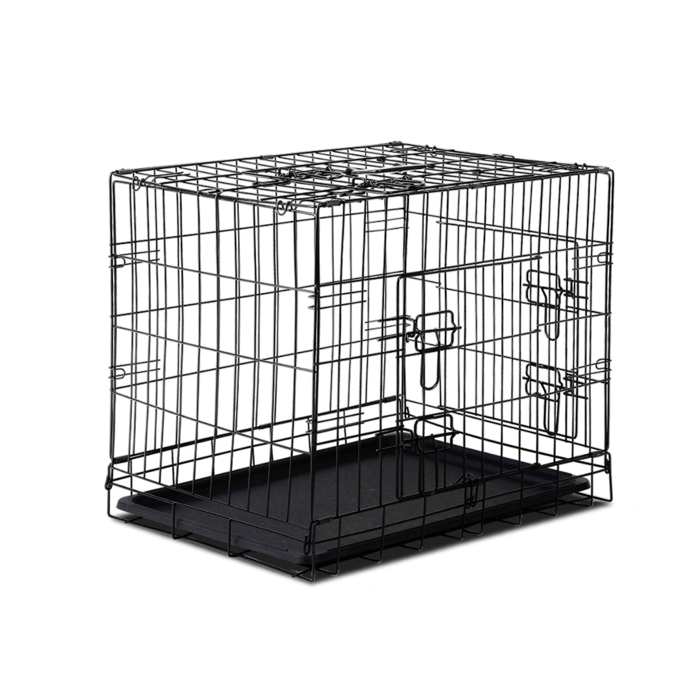 i.Pet 24" Dog Cage Crate Kennel 3 Doors