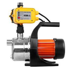 Giantz Garden Water Jet Pump High Pressure 800W Tank Rain Farm Irrigation Yellow