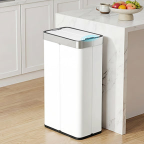 Devanti 70L Automatic Sensor Kitchen Bin – Touchless Smart Rubbish Bin - White