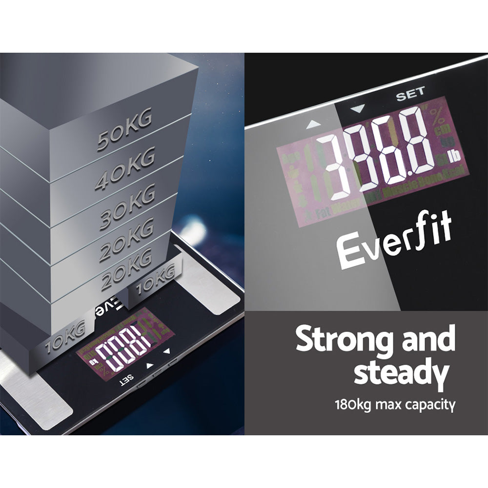 Everfit Bathroom Scale Weighing Wireless Bluetooth