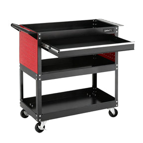 Giantz Tool Trolley Cart Rolling Cabinet with Drawer Workshop Garage Storage