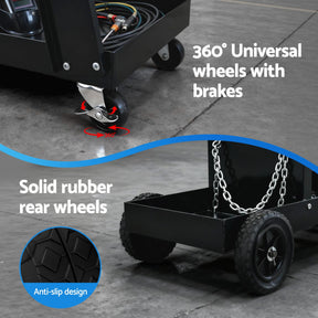 Giantz Welding Trolley Cart Welder MIG TIG ARC MMA Welder Plasma Cutter Storage