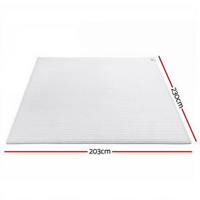 Giselle 203x230cm Throw Blanket Fleece Soft Lightweight Cozy Sofa Couch Bed Throw