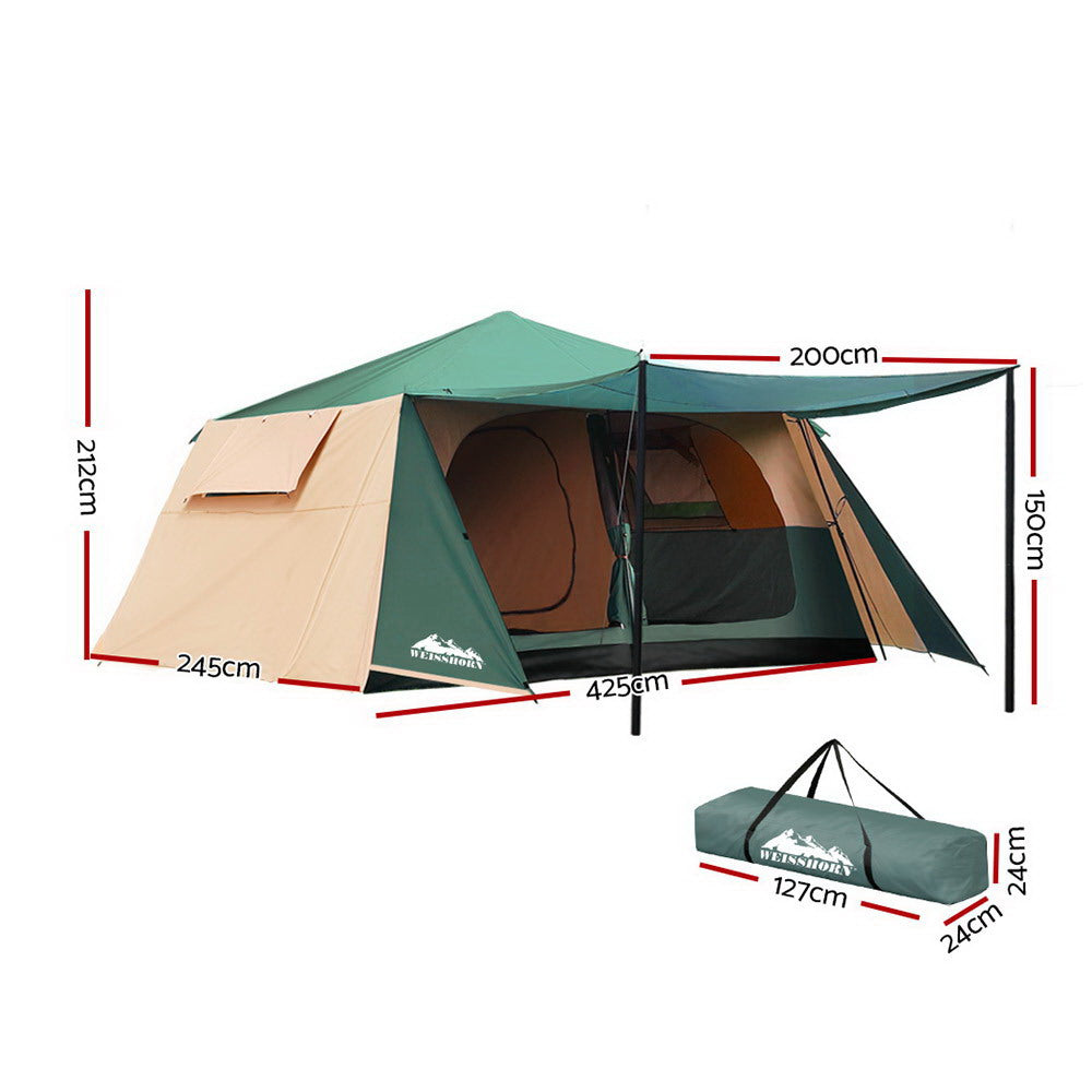 Weisshorn 8-Person Dome Tent | Easy Setup Camping Tent