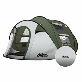 Weisshorn Instant Up Camping Tent 4-5 Person Pop up Tents Family Hiking Beach Dome