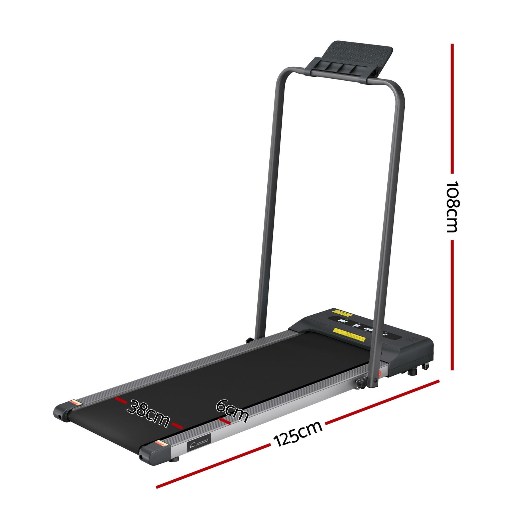 Everfit 2-in-1 Walking Pad Treadmill Under Desk Home Fitness Grey