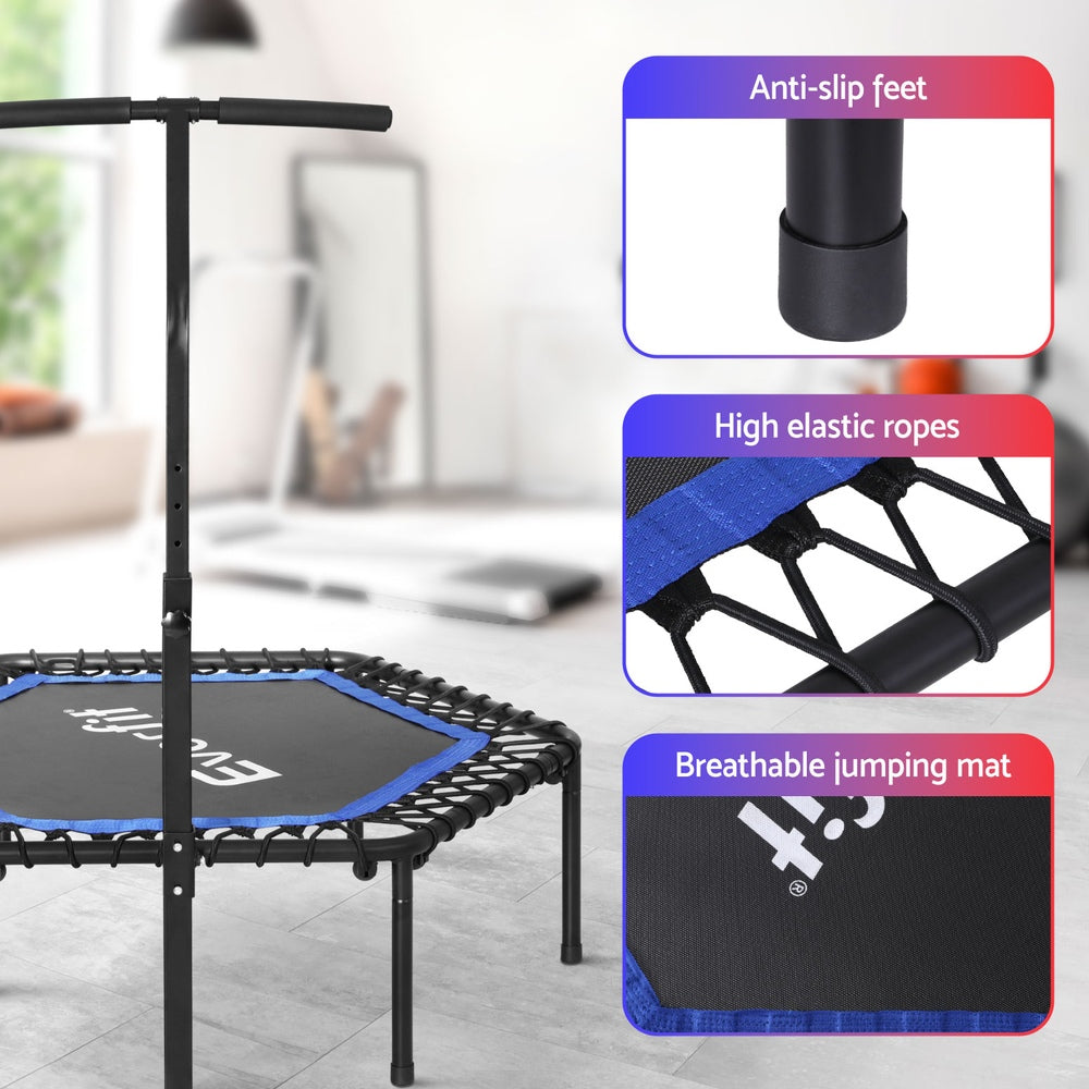 48inch Everfit Trampoline Fitness Trampoline Rebounder