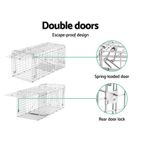 Gardeon 2x Animal Trap Cage Possum 66x23cm