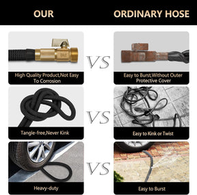 75FT Expandable Garden Hose with 10 Spray Nozzle