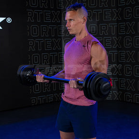 CORTEX Revolock V2 24kg Adjustable Steel Dumbbell Barbell Kettlebell All-in-One (Single)