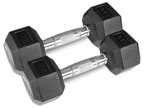 CORTEX Hex Dumbbell 56kg Set with Stand (4, 6, 8, 10kg Pairs)