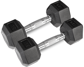 CORTEX Hex Dumbbell 56kg Set with Stand (4, 6, 8, 10kg Pairs)