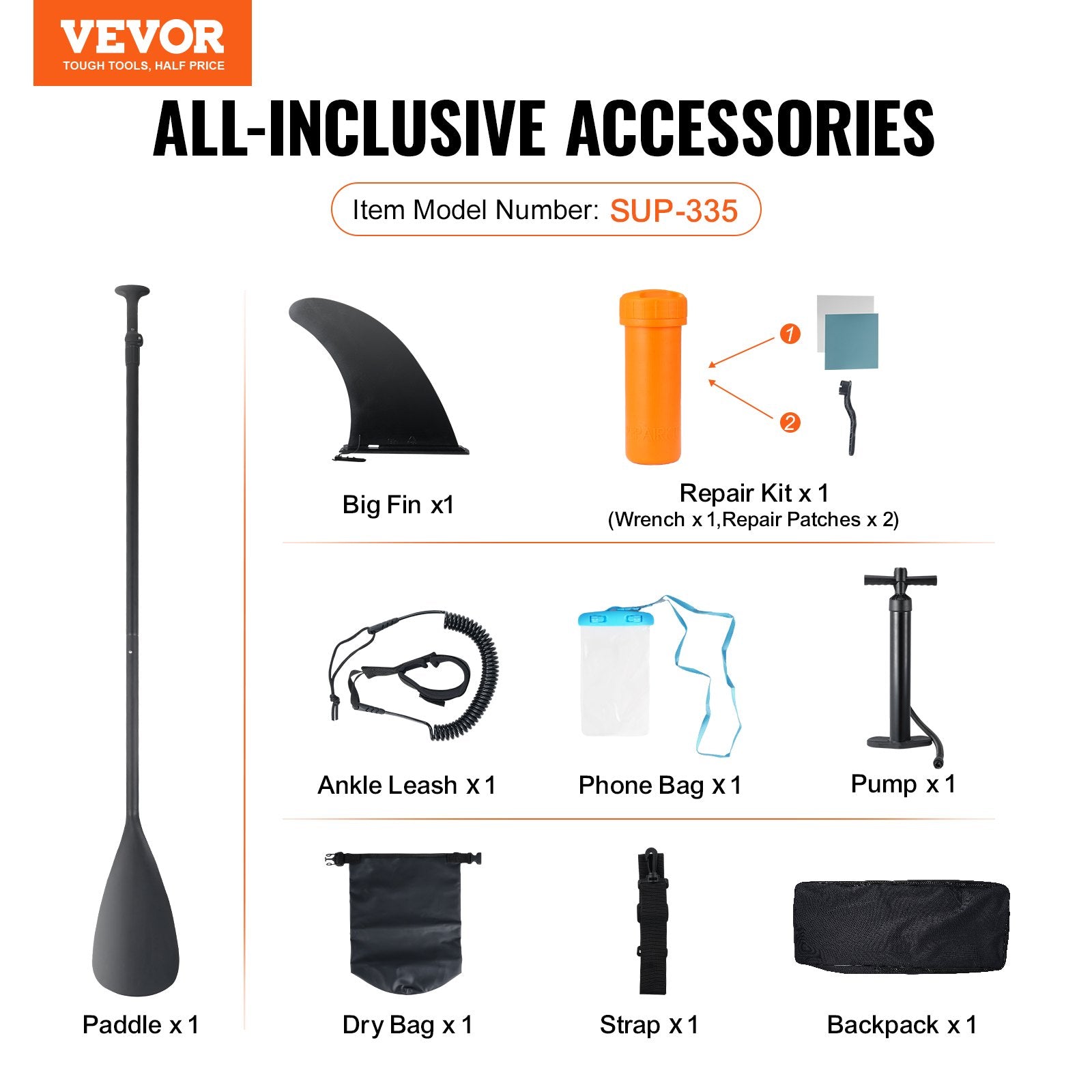 Inflatable Stand Up Paddle Board, 152 mm Wide SUP Paddleboard, with Board Accessories, Pump, Paddle, Fin, Phone Bag, Backpack, Ankle Leash, Repair Kit, Non-slip Deck for Youth & Adults