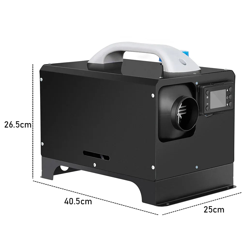 12V 8KW Diesel Air Heater Kit with LCD Display & Remote Control