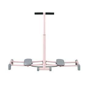 Everfit Foldable Ski Exercise Machine Leg Thigh Trainer Home Fitness Cardio Pink