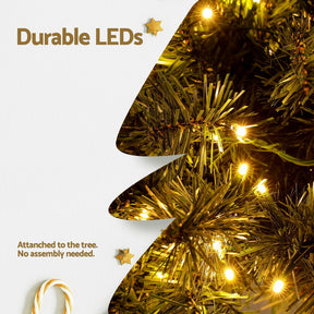 Jingle Jollys Christmas Tree 3-in-1 LED Xmas Palm Tree Party Decor 1.2/1.5/1.8M