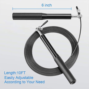Adjustable Speed Jump Rope for Fitness and Crossfit - SportZone.co.nz