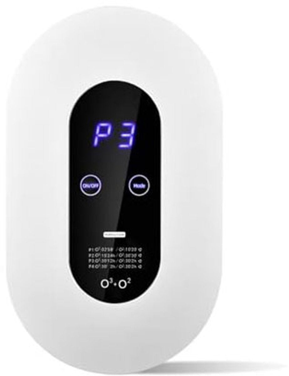 Air purifier - Plug - in negative ion air purifier - LED display - Negative ion air purifier - Home air purifier - Negative ion air purifier - Deodorizer - Ionizer - Wit - SportZone.co.nz
