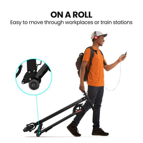 ALPHA Peak 300W 10Ah Electric Scooter, Suspension, for Adults or Teens, Black - SportZone.co.nz