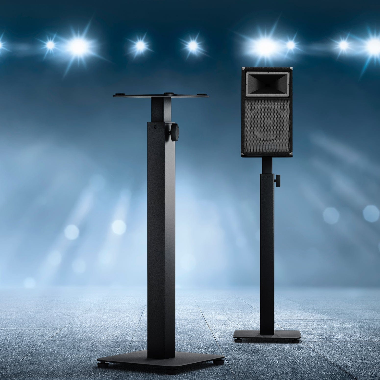 Alpha Speaker Stand 70 - 117cm Adjustable Height 2pcs - SportZone.co.nz