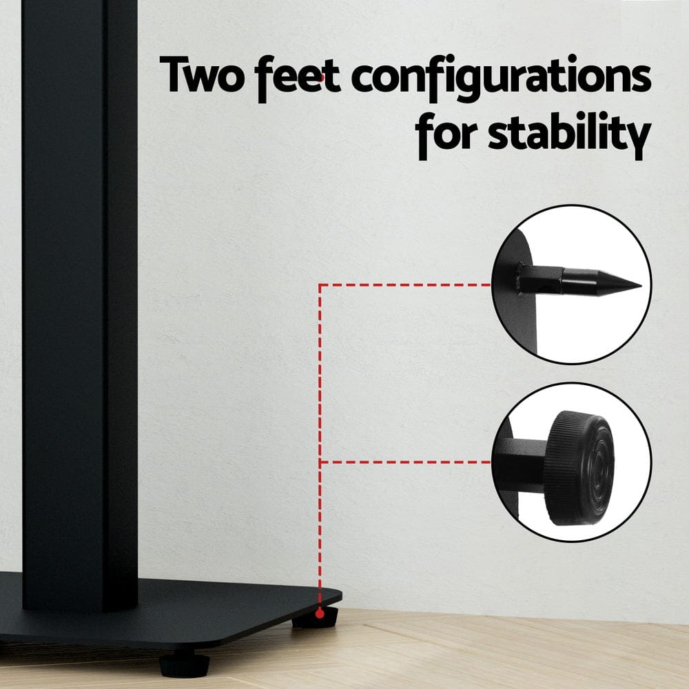 Alpha Speaker Stand 70 - 117cm Adjustable Height 2pcs - SportZone.co.nz