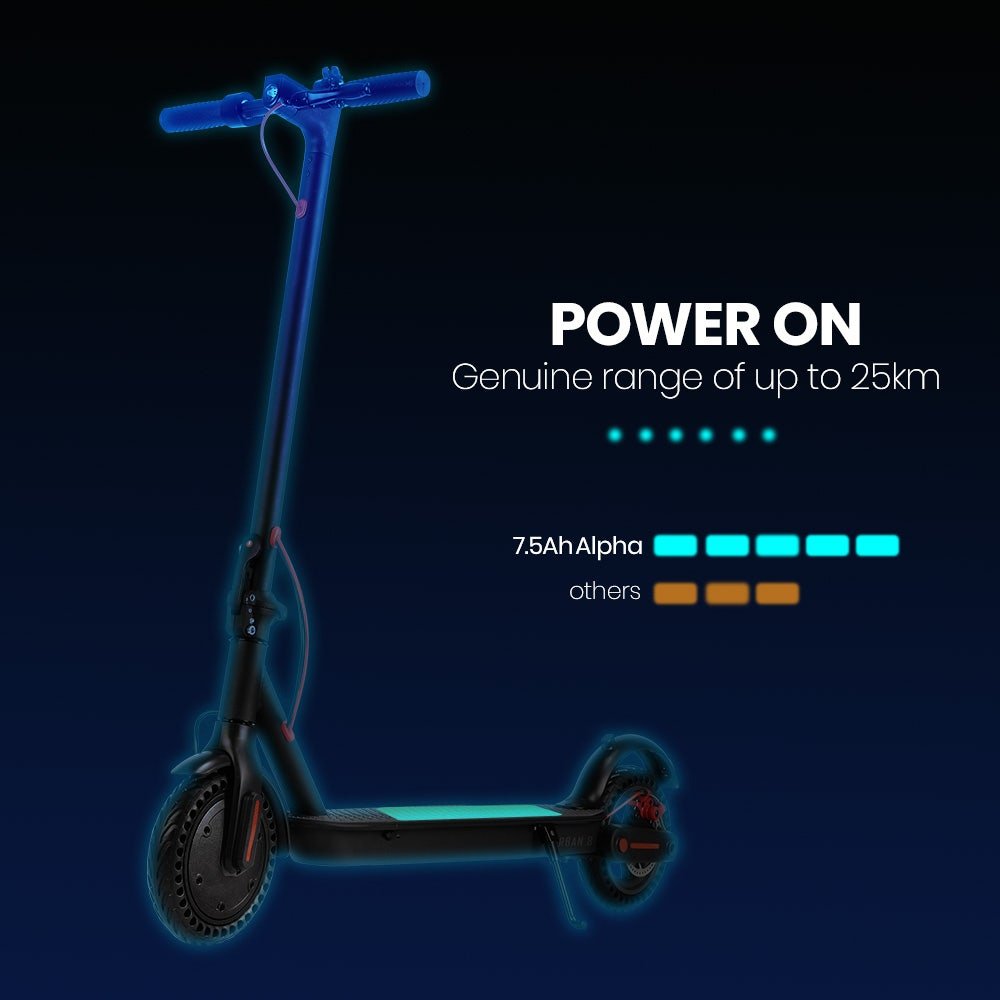 ALPHA Urban 8 Electric Scooter | Suspension & 25km Range | Adult eScooter NZ - SportZone.co.nz