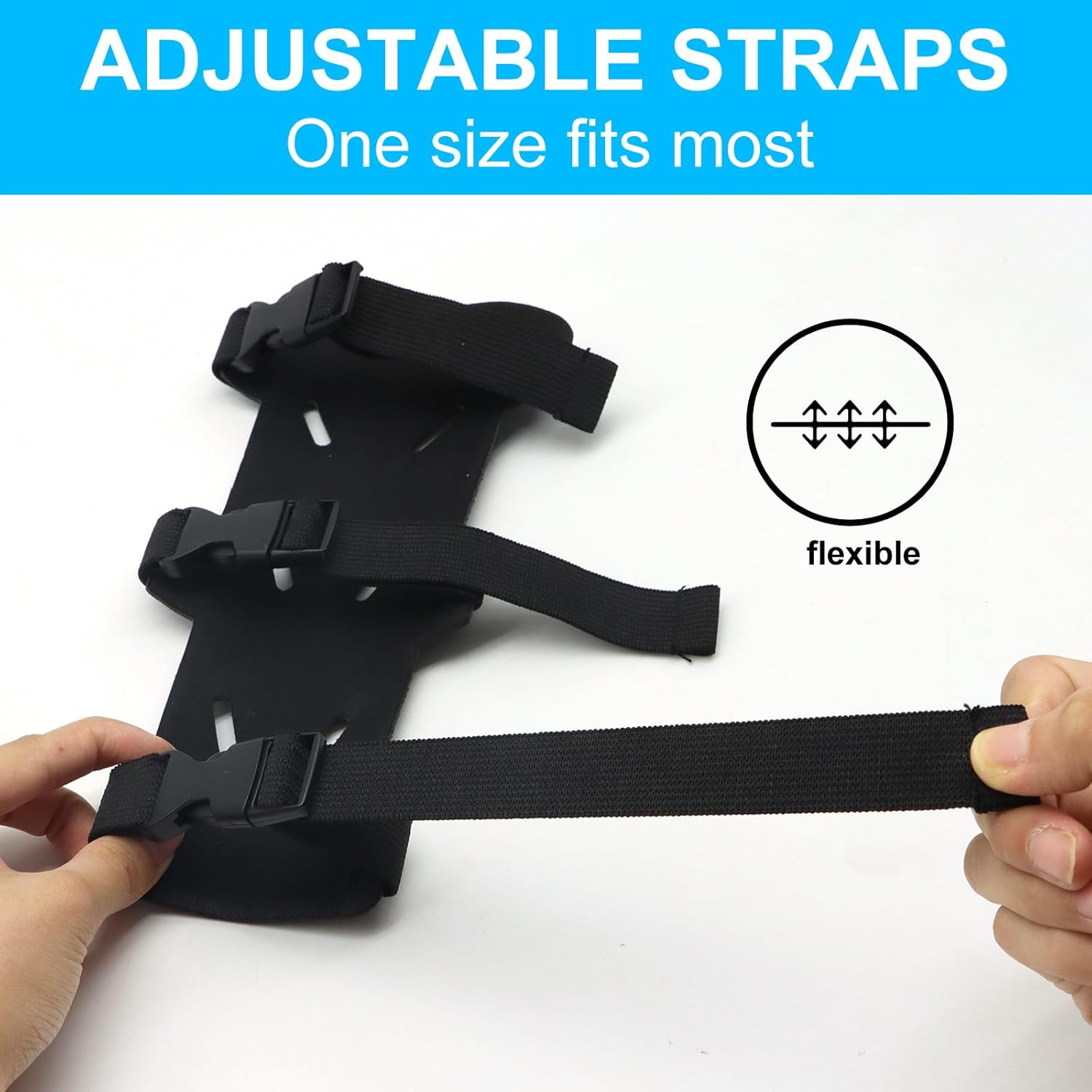 Archery Arm Guards - 1 Piece - Black - Adjustable - Wrist & Forearm Protection - Unisex - Suitable for Teens & Adults - SportZone.co.nz