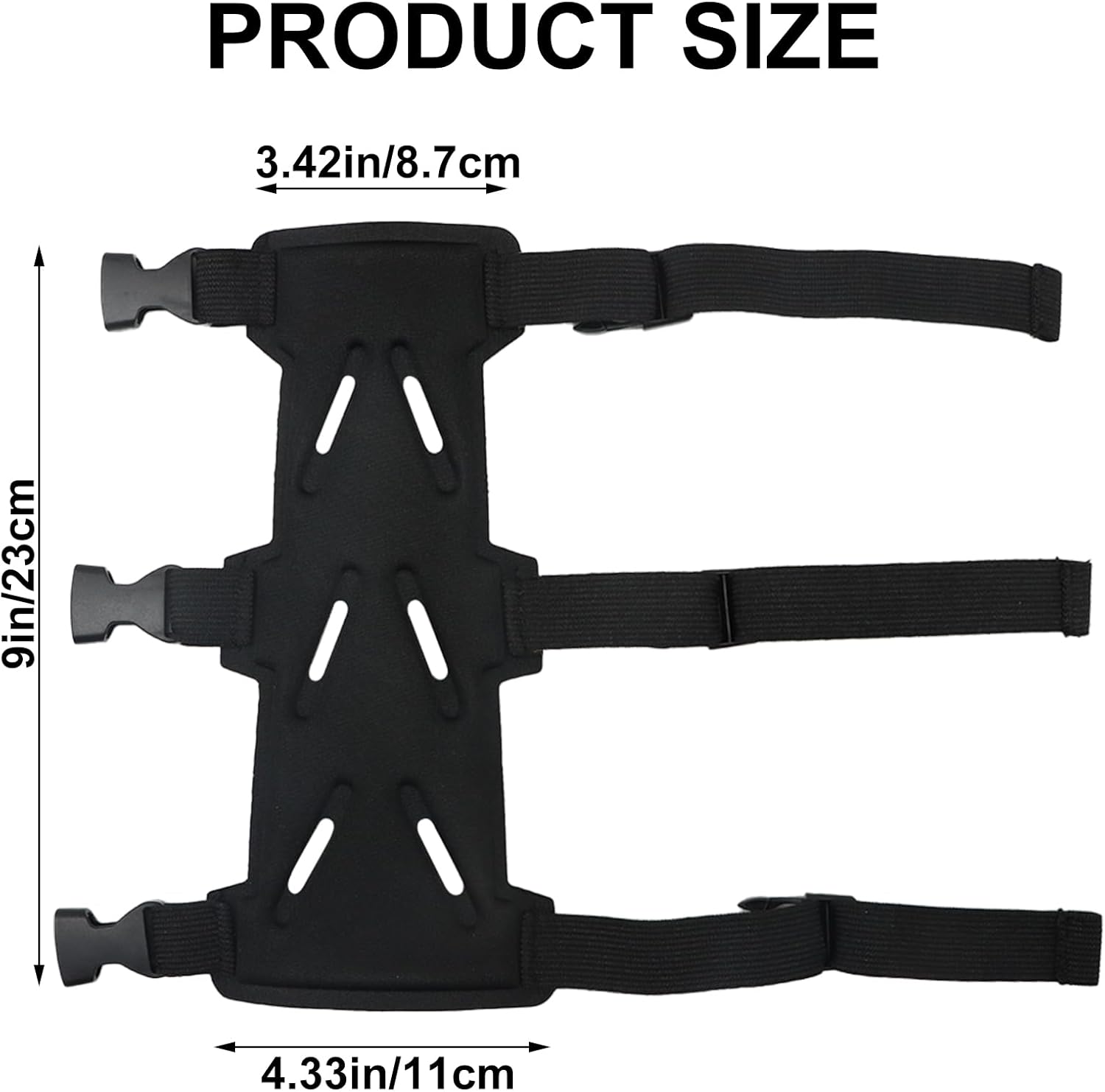 Archery Arm Guards - 1 Piece - Black - Adjustable - Wrist & Forearm Protection - Unisex - Suitable for Teens & Adults - SportZone.co.nz