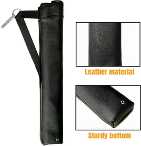 Archery Arrow Quiver Hip Tube with 2 - Tubes and Belt Clip Lightweight for Youth Carbon Wooden Crossbow Arrows Holder - SportZone.co.nz