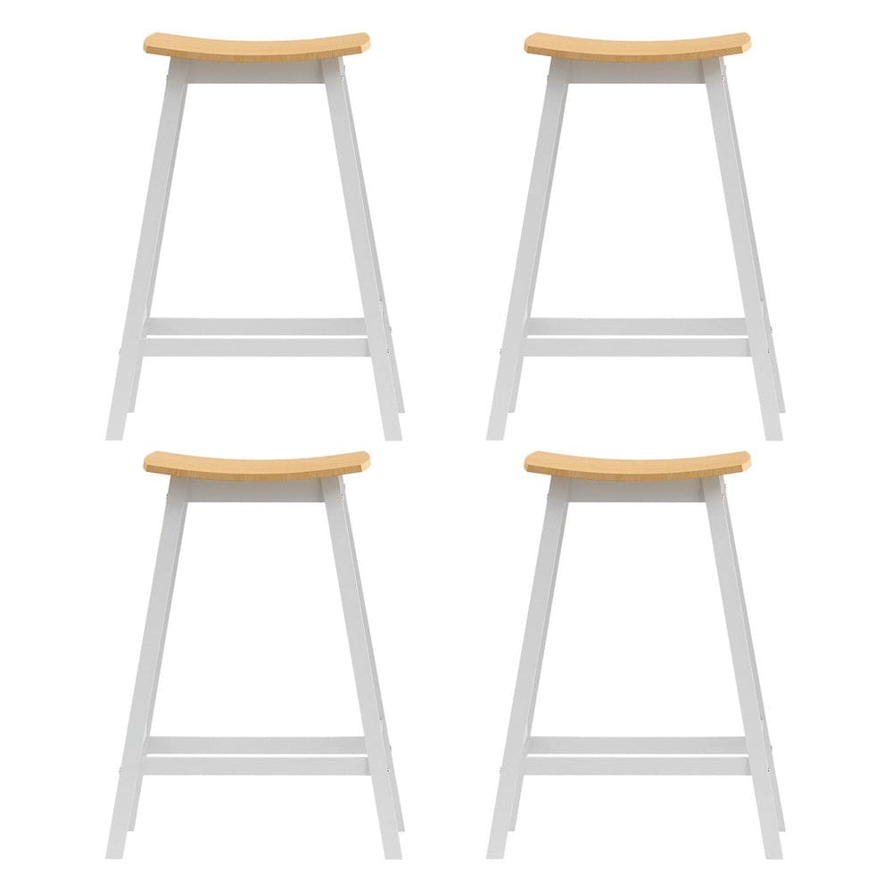 Artiss 4x Bar Stools Wooden Chairs Oak - SportZone.co.nz