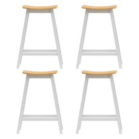 Artiss 4x Bar Stools Wooden Chairs Oak - SportZone.co.nz