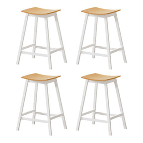 Artiss 4x Bar Stools Wooden Chairs Oak - SportZone.co.nz