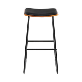 Artiss Bar Stools Kitchen Counter Stools Metal Chairs x2 - SportZone.co.nz