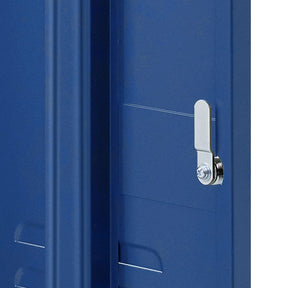 Artiss Bedside Table Metal Cabinet - Blue - SportZone.co.nz