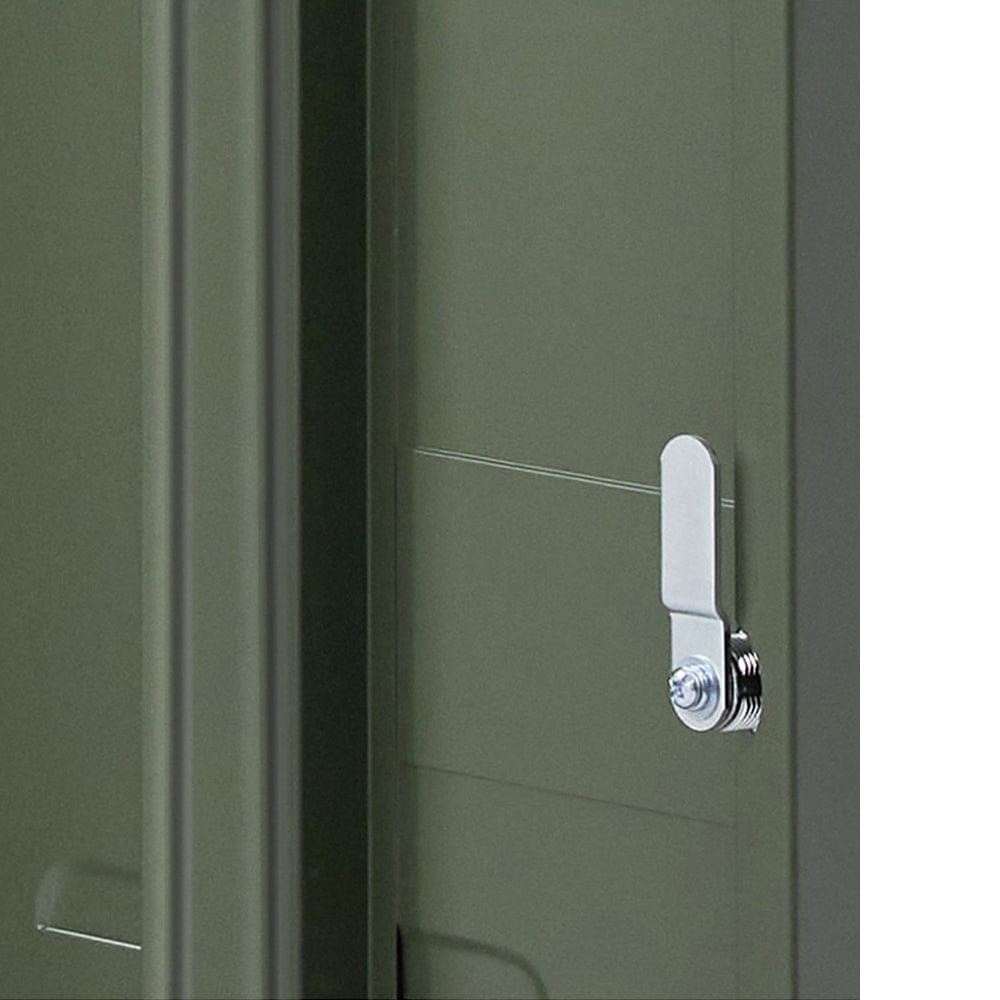 Artiss Bedside Table Metal Cabinet - Green - SportZone.co.nz