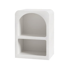 Artiss Bedside Table Shelves Side End Table Storage Nightstand White ARCHED - SportZone.co.nz